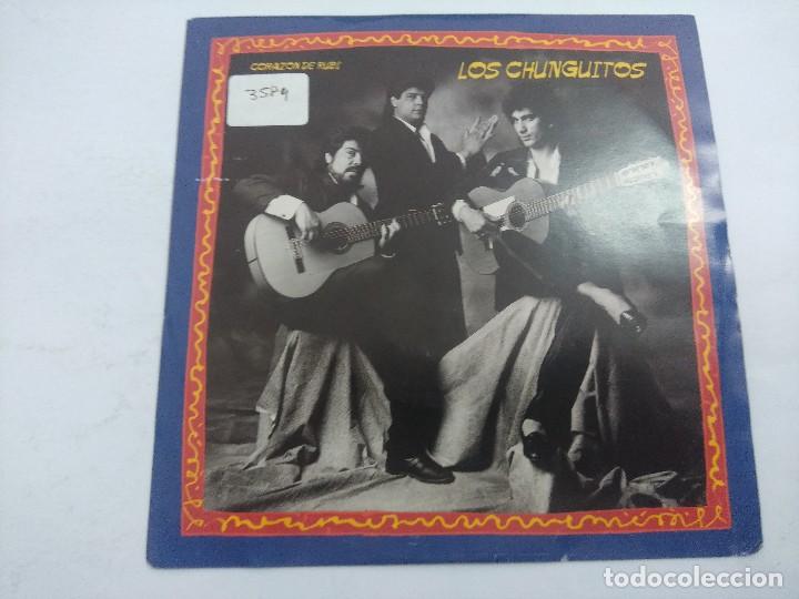 Discos de vinilo: LOS CHUNGUITOS/CORAZON DE RUBI/SINGLE. - Foto 1