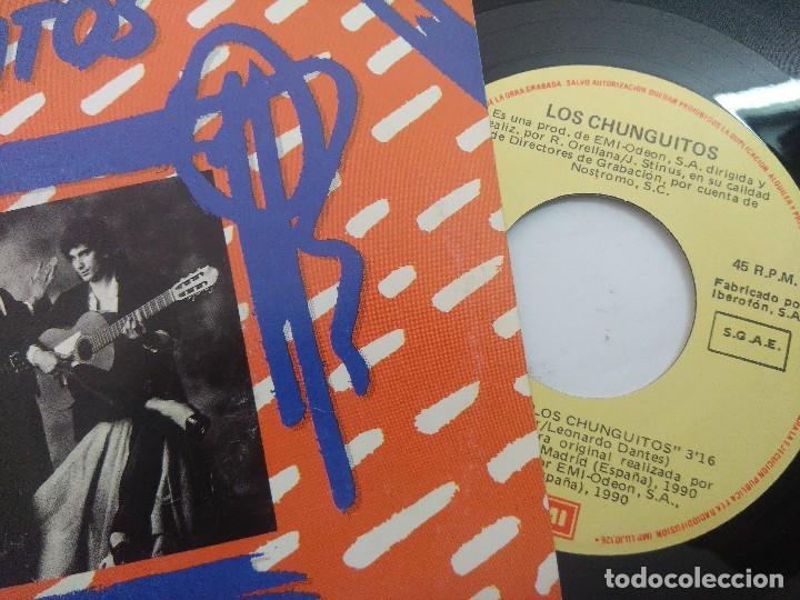 Discos de vinilo: LOS CHUNGUITOS/BAILA CON LOS CHUNGUITOS/SINGLE. - Foto 2