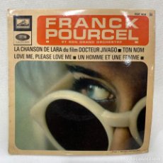 Discos de vinilo: EP FRANCK POURCEL ET SON GRAND ORCHESTRE - LA CHANSON DE LARA - FRANCIA - AÑO 1966. Lote 258758470