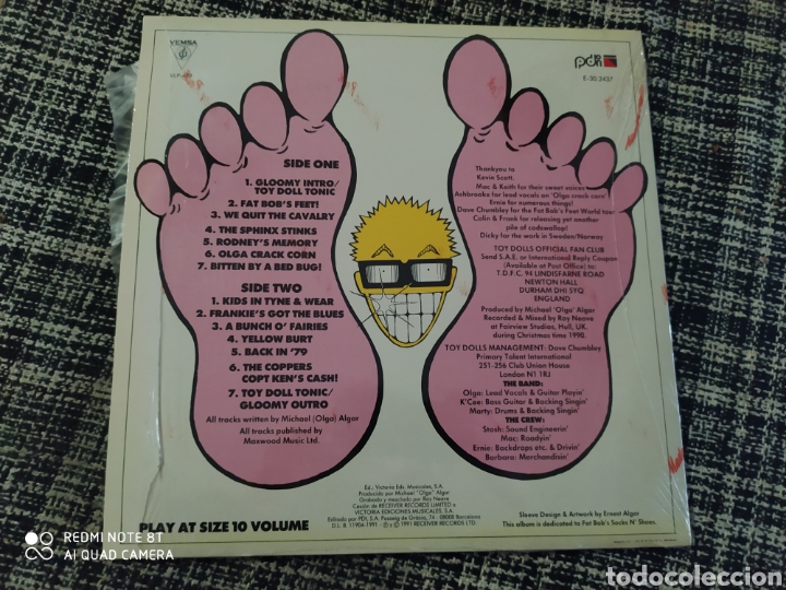 Discos de vinilo: Toy doll. Fat bobs feet - Foto 2