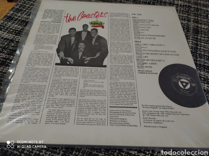 Discos de vinilo: The Coasters. Thumbin a ride - Foto 2