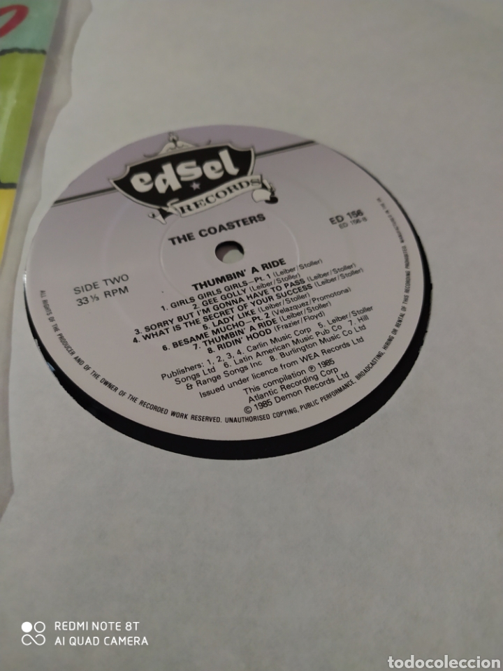 Discos de vinilo: The Coasters. Thumbin a ride - Foto 4