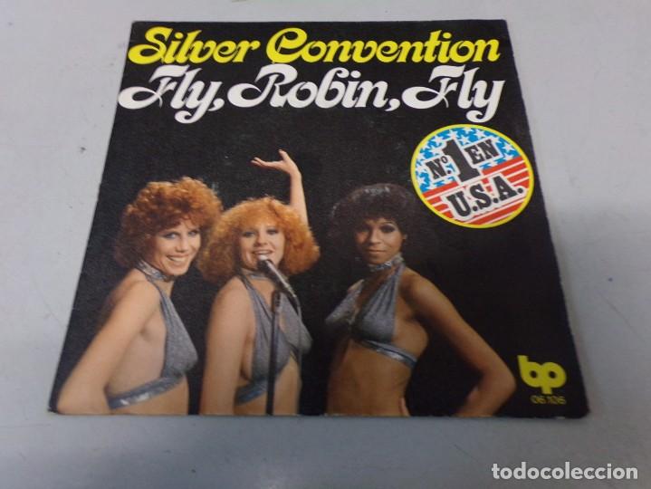 Discos de vinilo: SILVER CONVENTION - FLY, ROBIN, FLY - SINGLE - 1975 - Foto 1