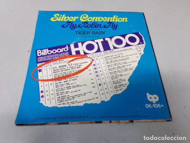 Discos de vinilo: SILVER CONVENTION - FLY, ROBIN, FLY - SINGLE - 1975 - Foto 3