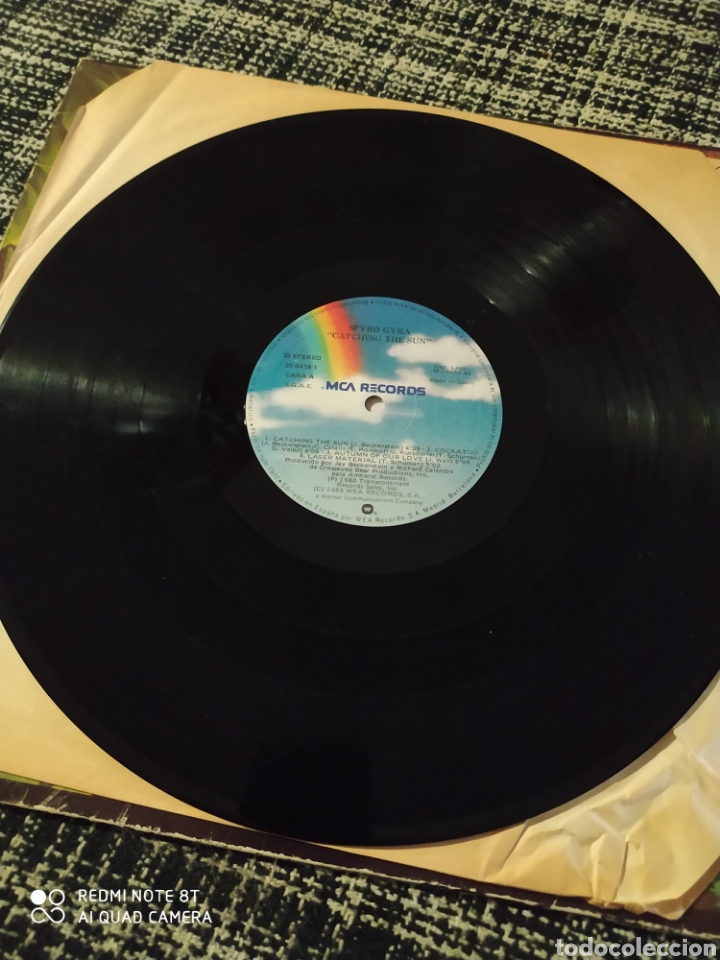 Discos de vinilo: Spyro Gira. Catching The Sun - Foto 6