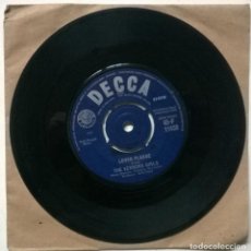 Discos de vinilo: THE VERNONS GIRLS. LOVER PLEASE/ YOU KNOW WHAT I MEAN. DECCA, UK 1962 SINGLE. Lote 258806030