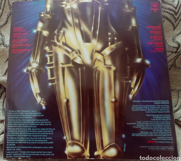 Discos de vinilo: VVAA BSO Metr&oacute;polis lp - Foto 2