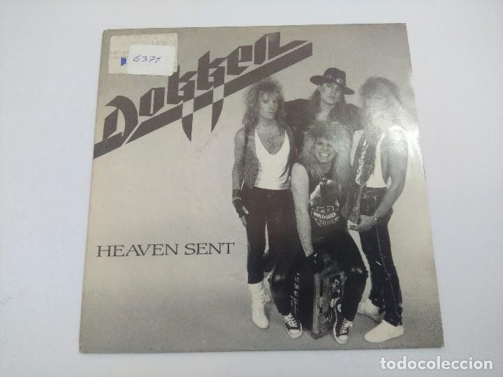 Discos de vinilo: DOKKEN/HEAVEN SENT/SINGLE PROMOCIONAL. - Foto 1