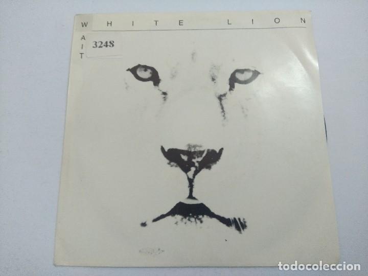 Discos de vinilo: WHITE LION/WAIT/SINGLE PROMOCIONAL. - Foto 1