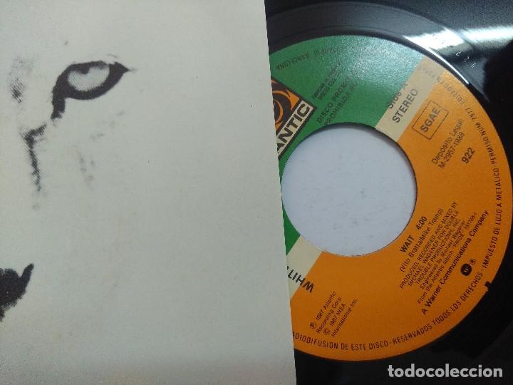Discos de vinilo: WHITE LION/WAIT/SINGLE PROMOCIONAL. - Foto 2