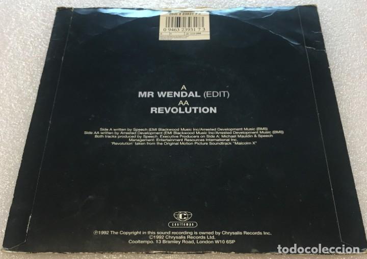Discos de vinilo: SINGLE ARRESTED DEVELOPMENT - MR WENDAL - REVOLUTION - COOLTEMPO -PEDIDO MINIMO 7&euro; - Foto 2