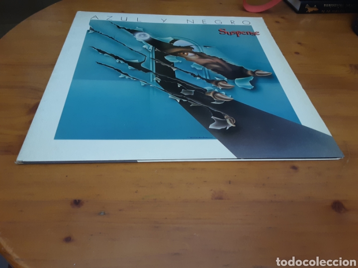 Discos de vinilo: Azul y negro. Suspense - Foto 4