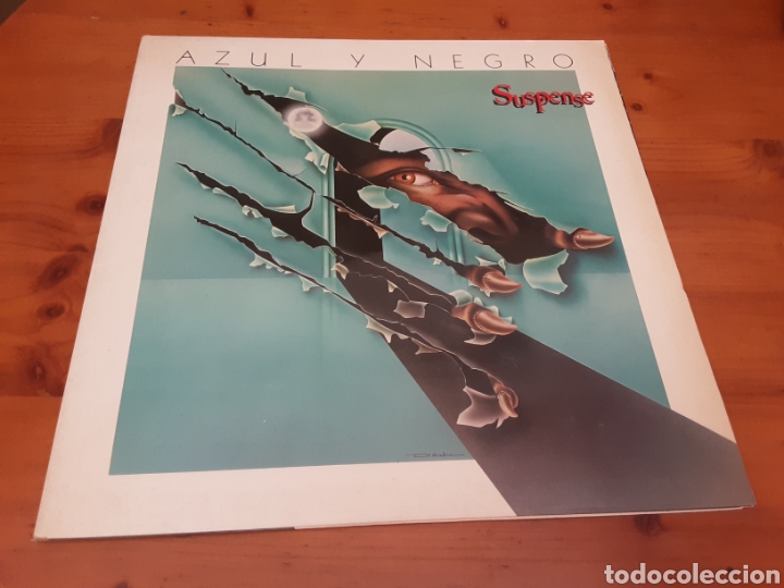 Discos de vinilo: Azul y negro. Suspense - Foto 1