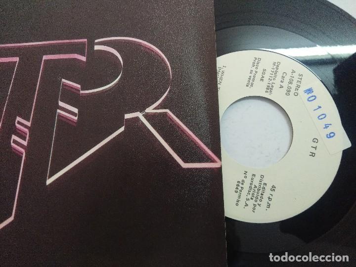 Discos de vinilo: GTR/WHEN THE HEART RULES THE WIND/SINGLE PROMOCIONAL. - Foto 2