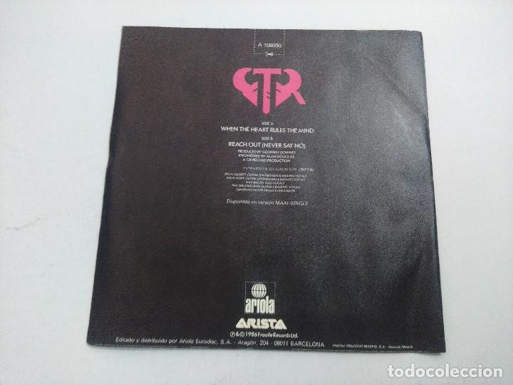 Discos de vinilo: GTR/WHEN THE HEART RULES THE WIND/SINGLE PROMOCIONAL. - Foto 3