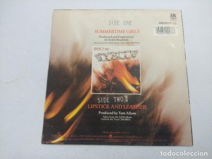 Discos de vinilo: Y & T/SUMMERTIME GIRLS/SINGLE. - Foto 3