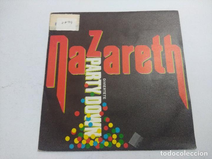 Discos de vinilo: NAZARETH/PARTY DOWN/SINGLE. - Foto 1