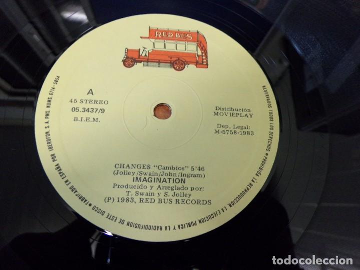 Discos de vinilo: IMAGINATION - CHANGES / ALL NIGHT LOVIN 1983 - Foto 3