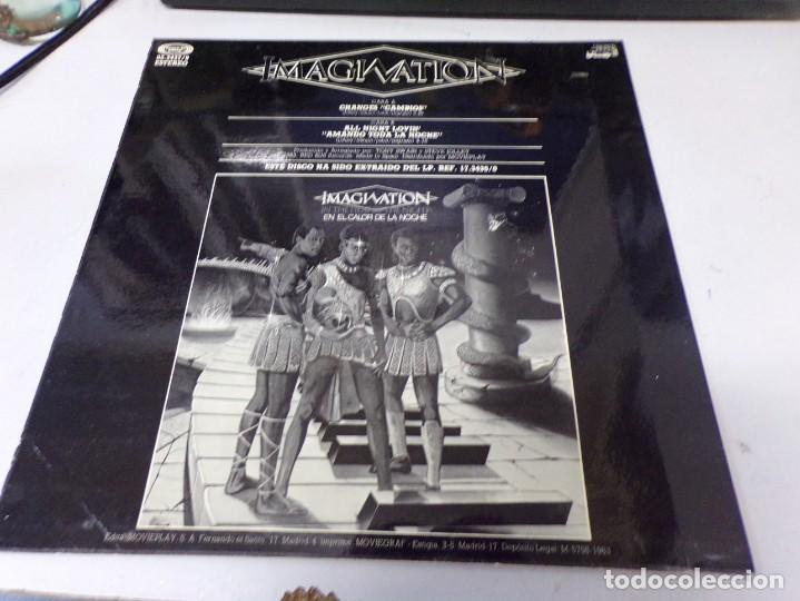 Discos de vinilo: IMAGINATION - CHANGES / ALL NIGHT LOVIN 1983 - Foto 4