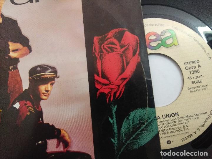 Discos de vinilo: LA UNION/DAMELO YA/SINGLE PROMOCIONAL. - Foto 2