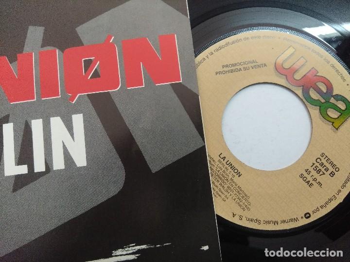 Discos de vinilo: LA UNION/BERLIN/SINGLE PROMOCIONAL. - Foto 2