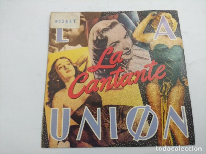 Discos de vinilo: LA UNION/LA CANTANTE/SINGLE PROMOCIONAL. - Foto 1