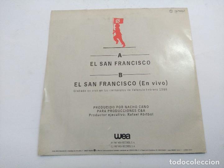 Discos de vinilo: LA UNION/EL SAN FRANCISCO/SINGLE PROMOCIONAL. - Foto 3