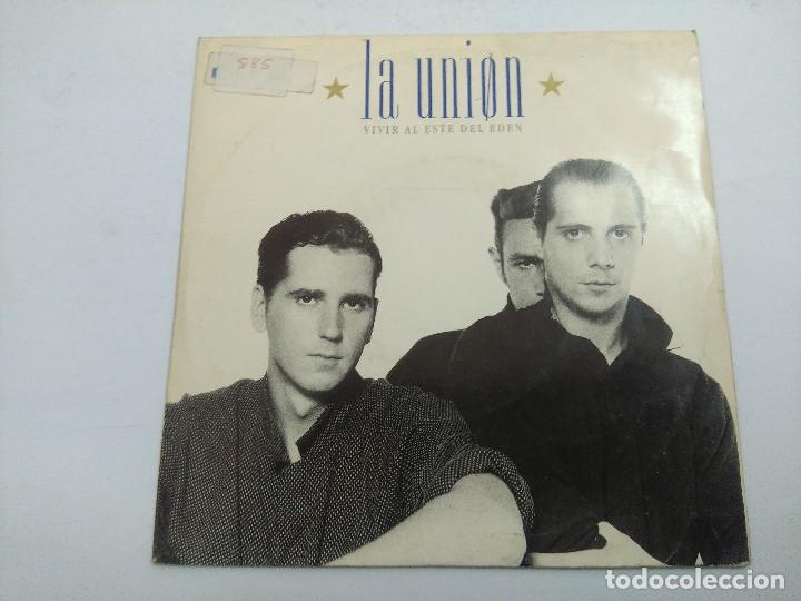 Discos de vinilo: LA UNION/VIVIR AL ESTE DEL EDEN/SINGLE. - Foto 1