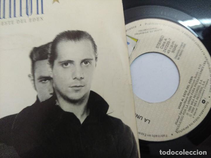 Discos de vinilo: LA UNION/VIVIR AL ESTE DEL EDEN/SINGLE. - Foto 2