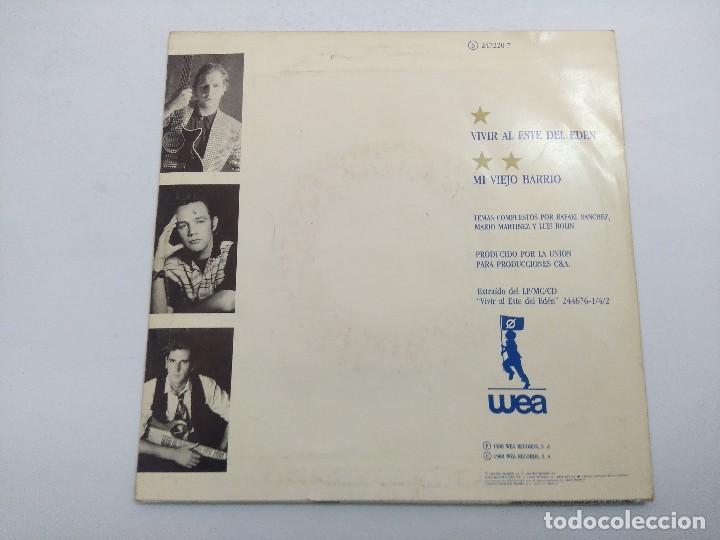 Discos de vinilo: LA UNION/VIVIR AL ESTE DEL EDEN/SINGLE. - Foto 3