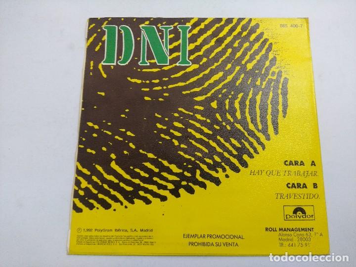 Discos de vinilo: DNI/HAY QUE TRABAJAR/SINGLE. - Foto 3