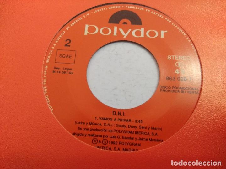 Discos de vinilo: DNI/VAMOS A PRIVAR/SINGLE PROMOCIONAL. - Foto 4