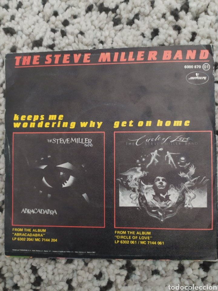 Discos de vinilo: Single The Steve Miller Band - Foto 2