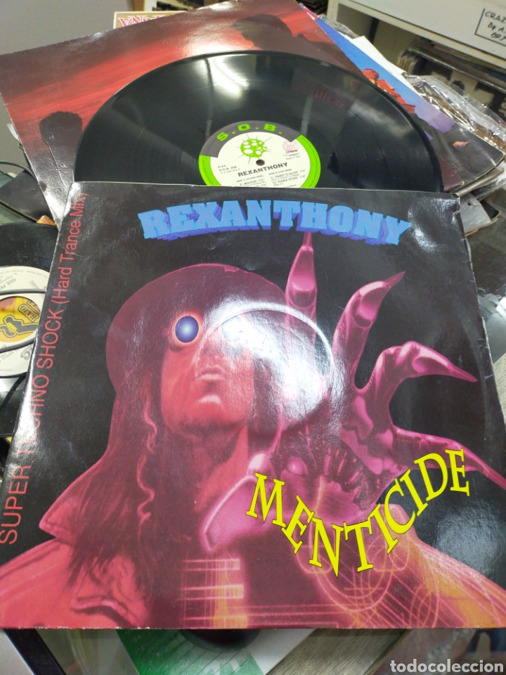 Discos de vinilo: Rexanthony Maxi menticide Italia 1994 - Foto 1