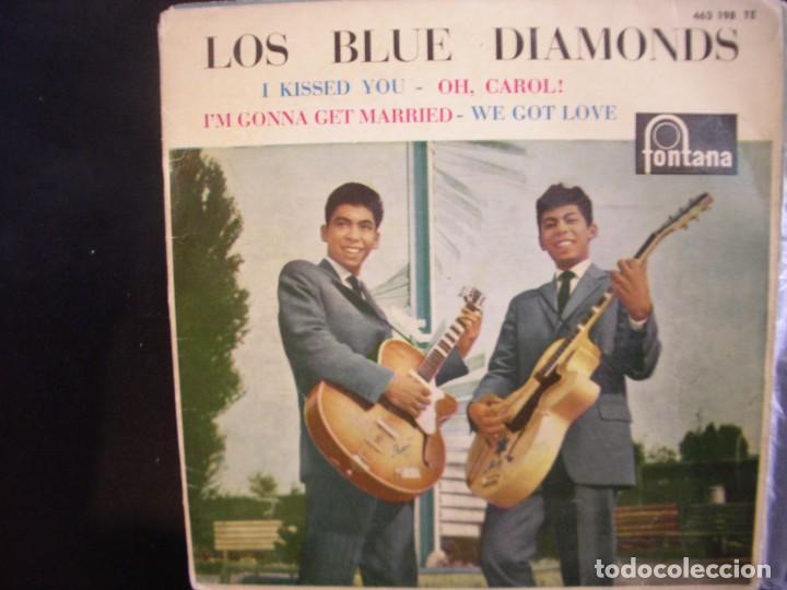 Discos de vinilo: LOS BLUE DIAMONDS- LOTE 2 EPS. - Foto 1