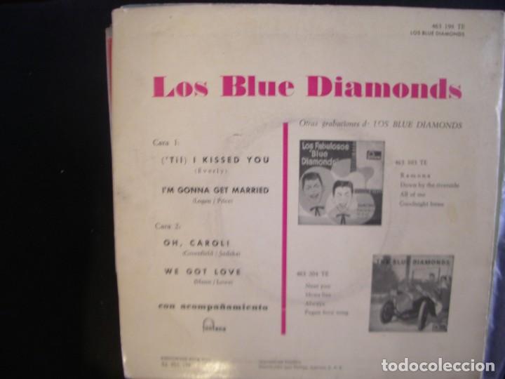 Discos de vinilo: LOS BLUE DIAMONDS- LOTE 2 EPS. - Foto 2