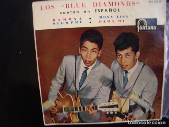 Discos de vinilo: LOS BLUE DIAMONDS- LOTE 2 EPS. - Foto 3