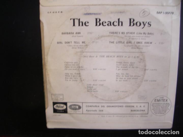 Discos de vinilo: THE BEACH BOYS- BARBARA ANN. EP. - Foto 2