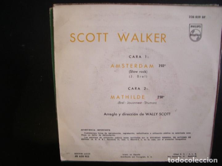 Discos de vinilo: SCOTT WALKER- AMSTERDAM. SINGLE. - Foto 2