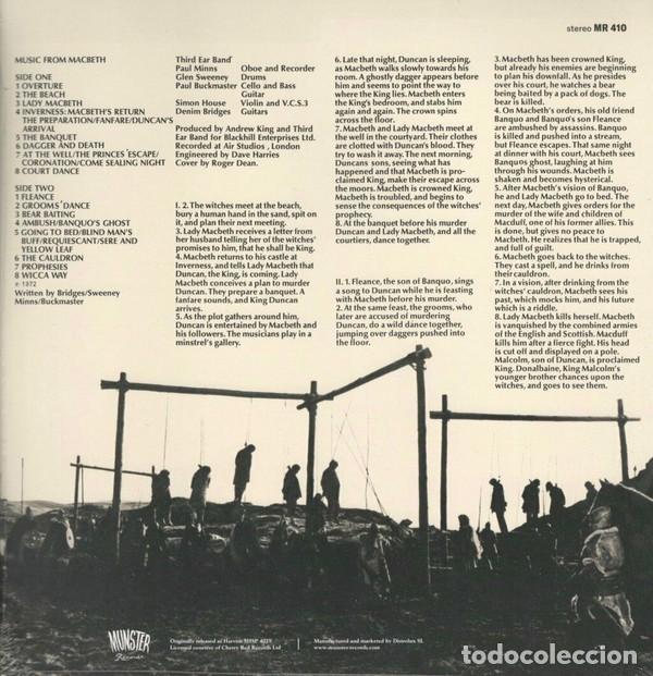Discos de vinilo: Third Ear Band &lrm;&ndash; Music From Macbeth--EDICION 2020 - Foto 2