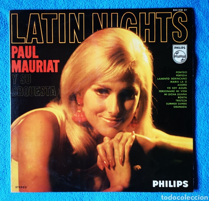 Discos de vinilo: PAUL MAURIAT - LATIN NIGHTS - Foto 1