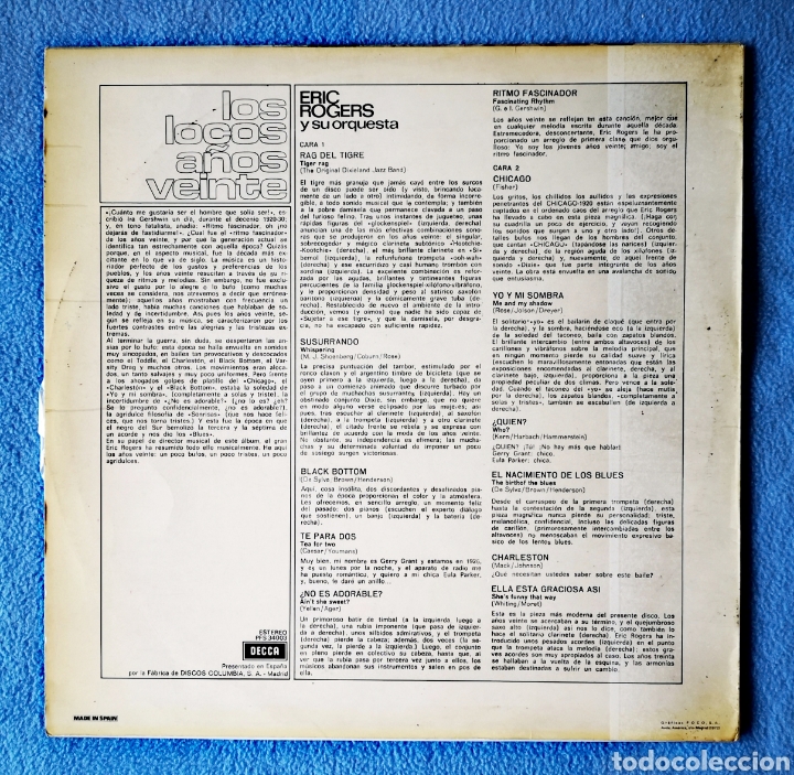 Discos de vinilo: LOS LOCOS A&Ntilde;OS VEINTE - Foto 2