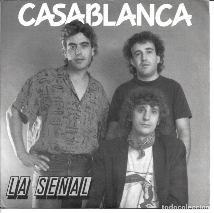Discos de vinilo: CASABLANCA - LA SE&Ntilde;AL + EL ADIVINO SINGLE 1987 - Foto 1