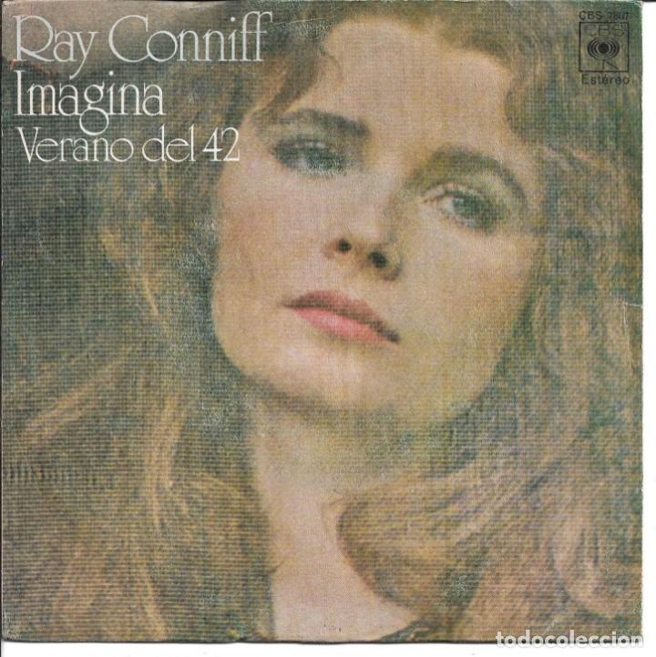 Discos de vinilo: RAY CONNIFF - IMAGINA + VERANO DEL 42 - SINGLE 1972 SPAIN - Foto 1