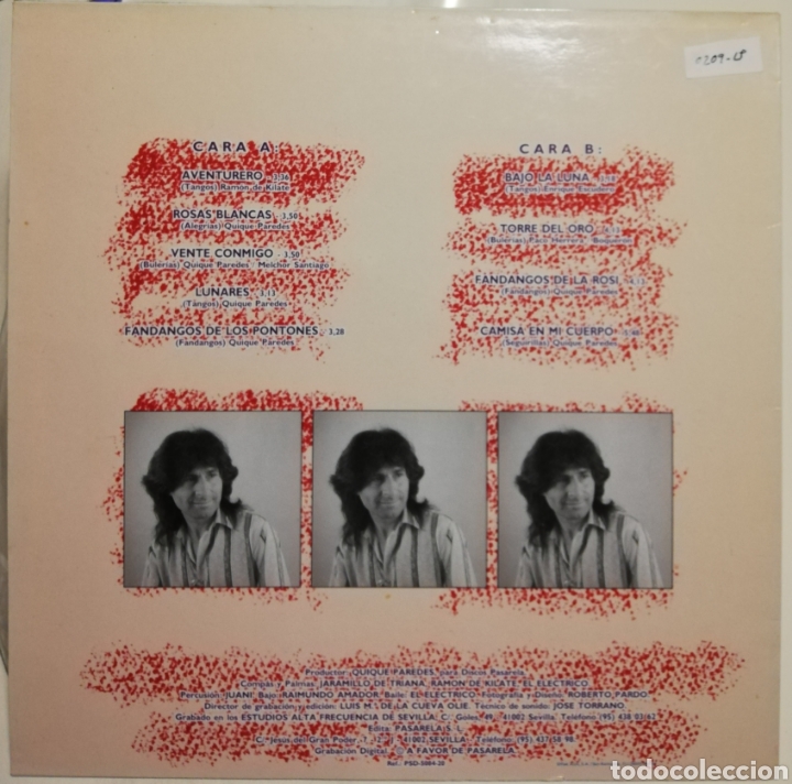 Discos de vinilo: El Boquer&oacute;n - Aventurero (LP 1991) - Foto 2