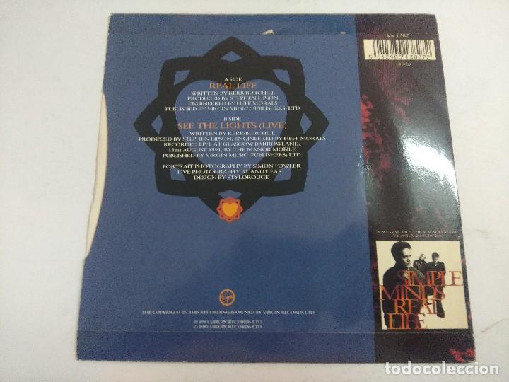 Discos de vinilo: SIMPLE MINDS/REAL LIFE/SINGLE. - Foto 3