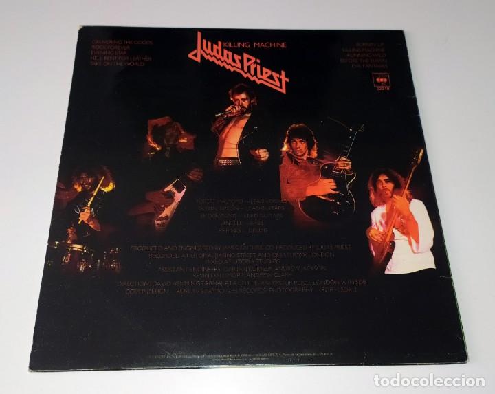 Discos de vinilo: LP JUDAS PRIEST - KILLING MACHINE - Foto 2