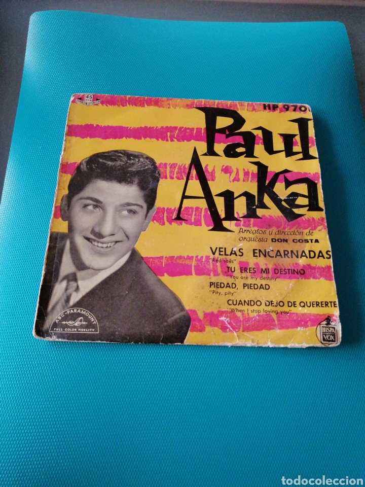 Discos de vinilo: Paul Anka, Velas encarnadas - Foto 1