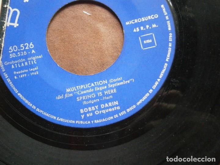 Discos de vinilo: BOBBY DARIN, CUANDO LLEGE SEPTIEMBRE - Foto 4