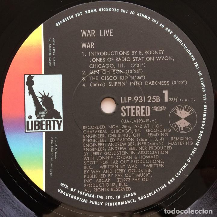Discos de vinilo: War &lrm;&ndash; Live, 2 LPS, Japan 1973 Liberty* - Foto 10